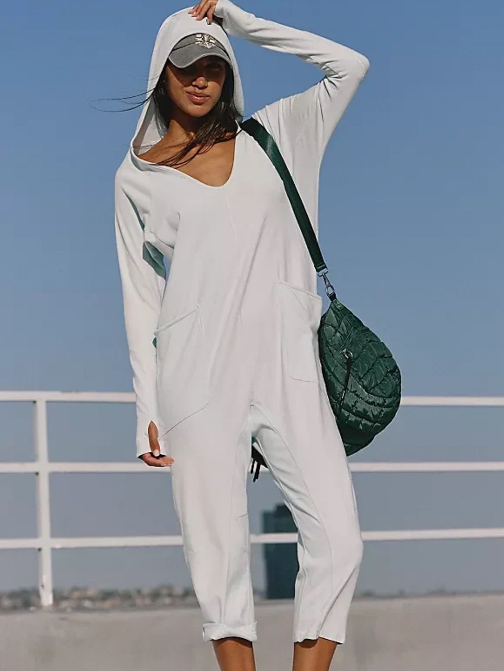 FREE PEOPLE MOVEMENT | Hot shot long sleeve onesie | size small NWT